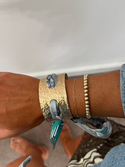 Paige Green Scarf Bracelet