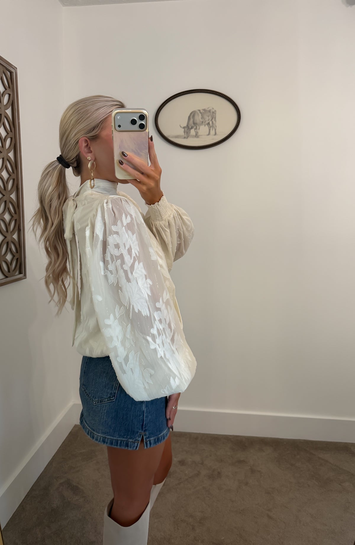 Best Dressed Jacquard Top
