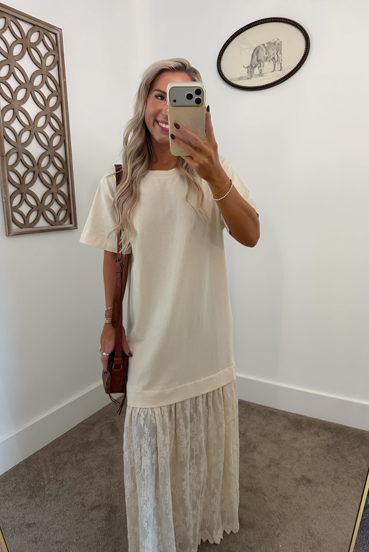 Sweet Cream Lace Maxi