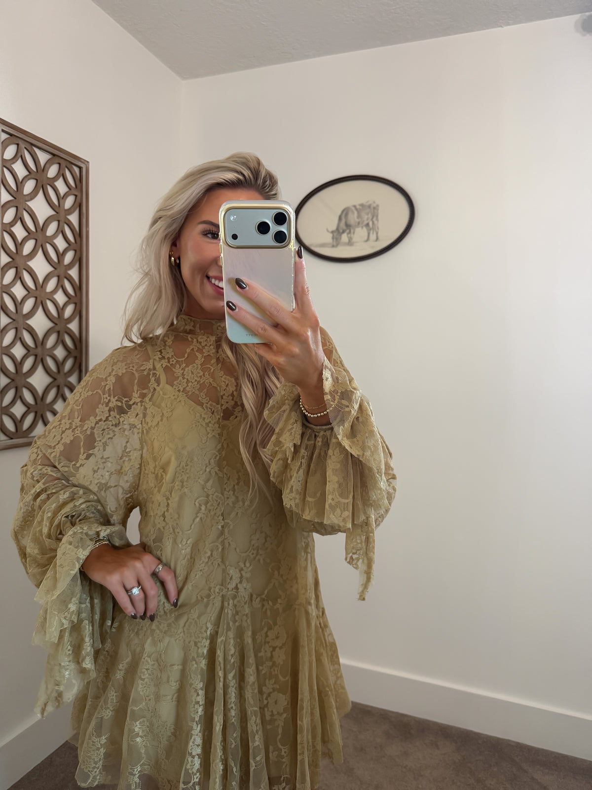 Once Upon An Autumn Lace Dress