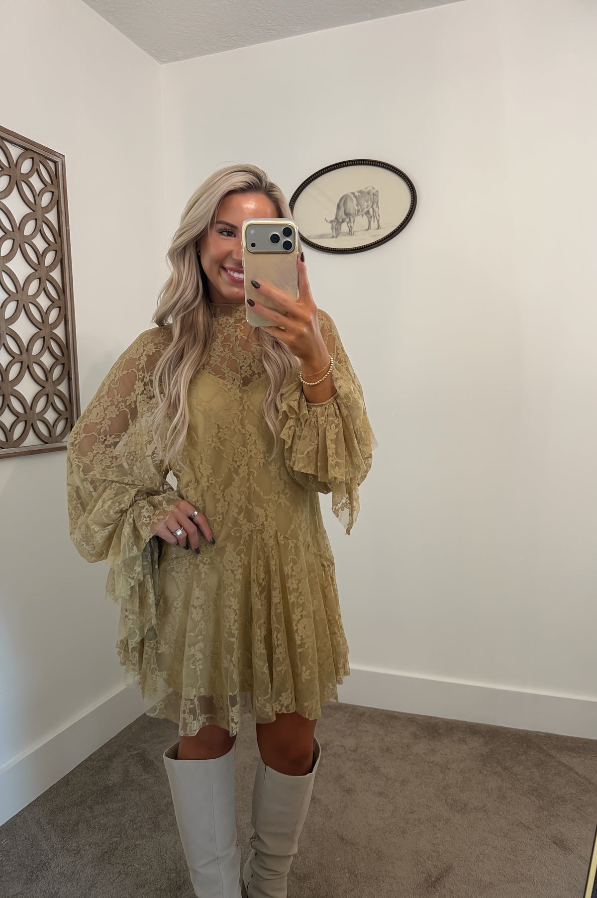 Once Upon An Autumn Lace Dress