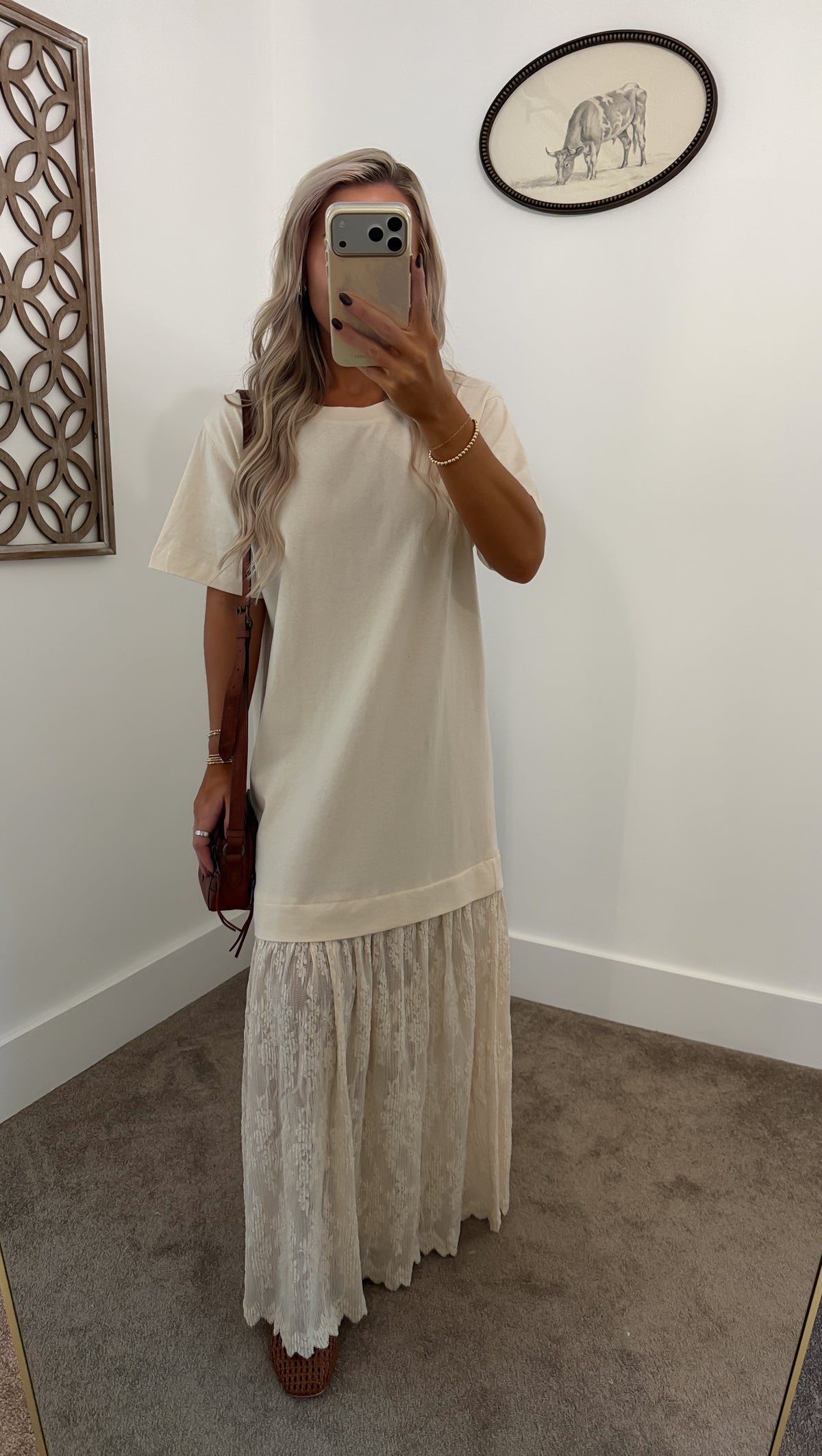 Sweet Cream Lace Maxi