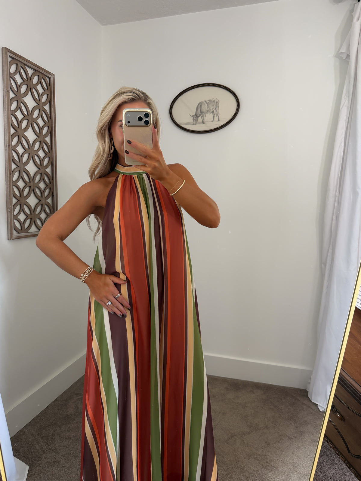 Screamin Fall Halter Maxi
