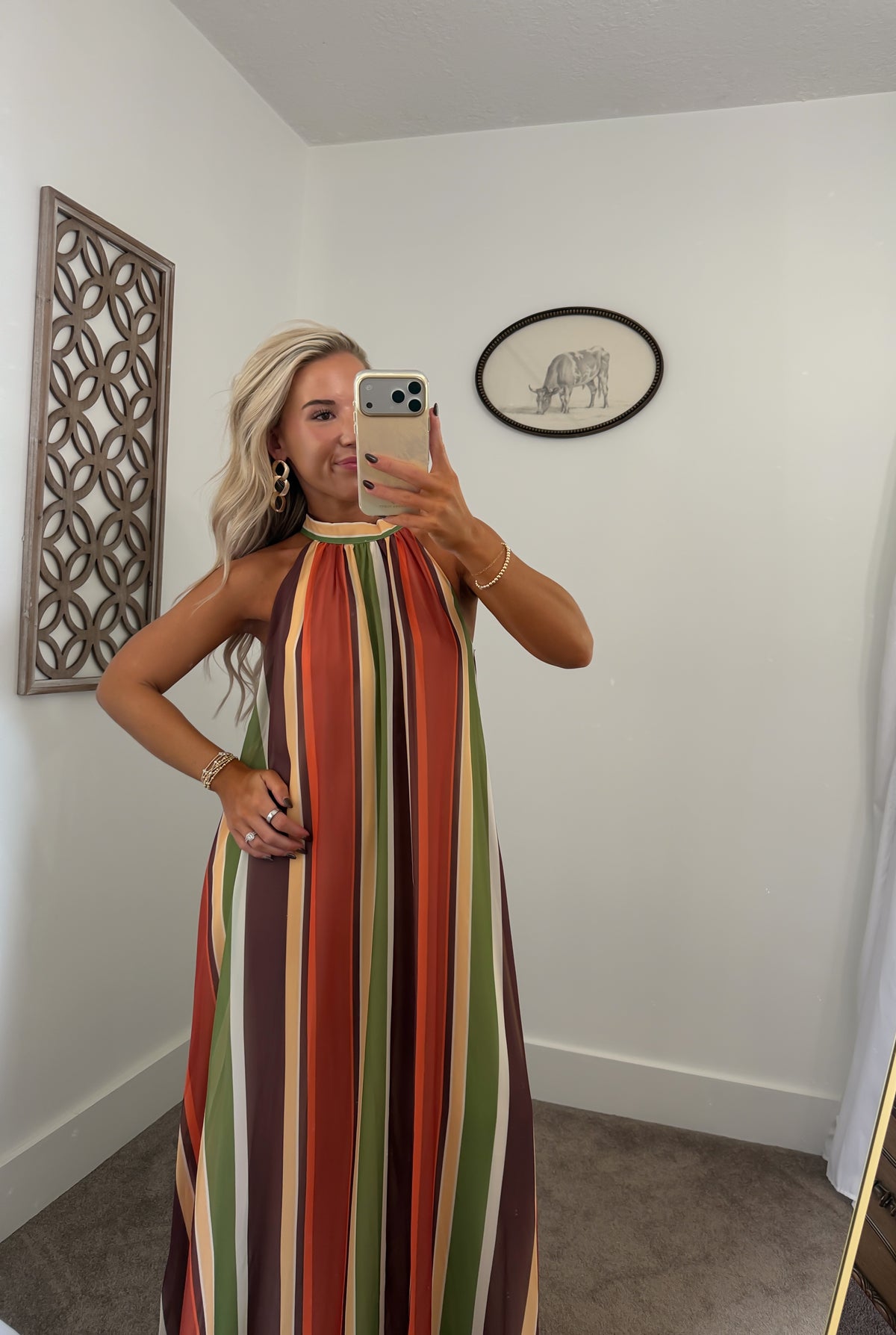 Screamin Fall Halter Maxi