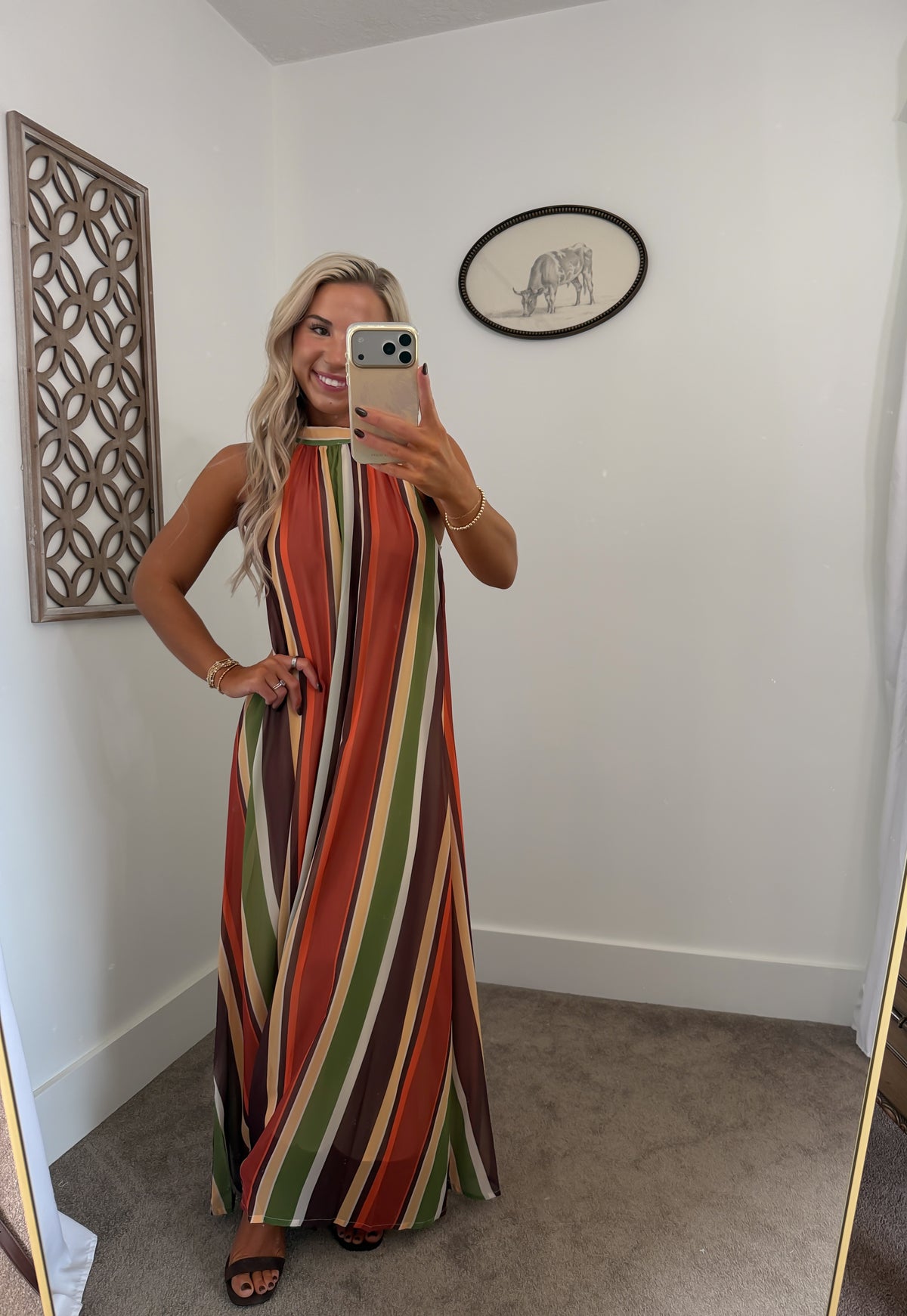 Screamin Fall Halter Maxi