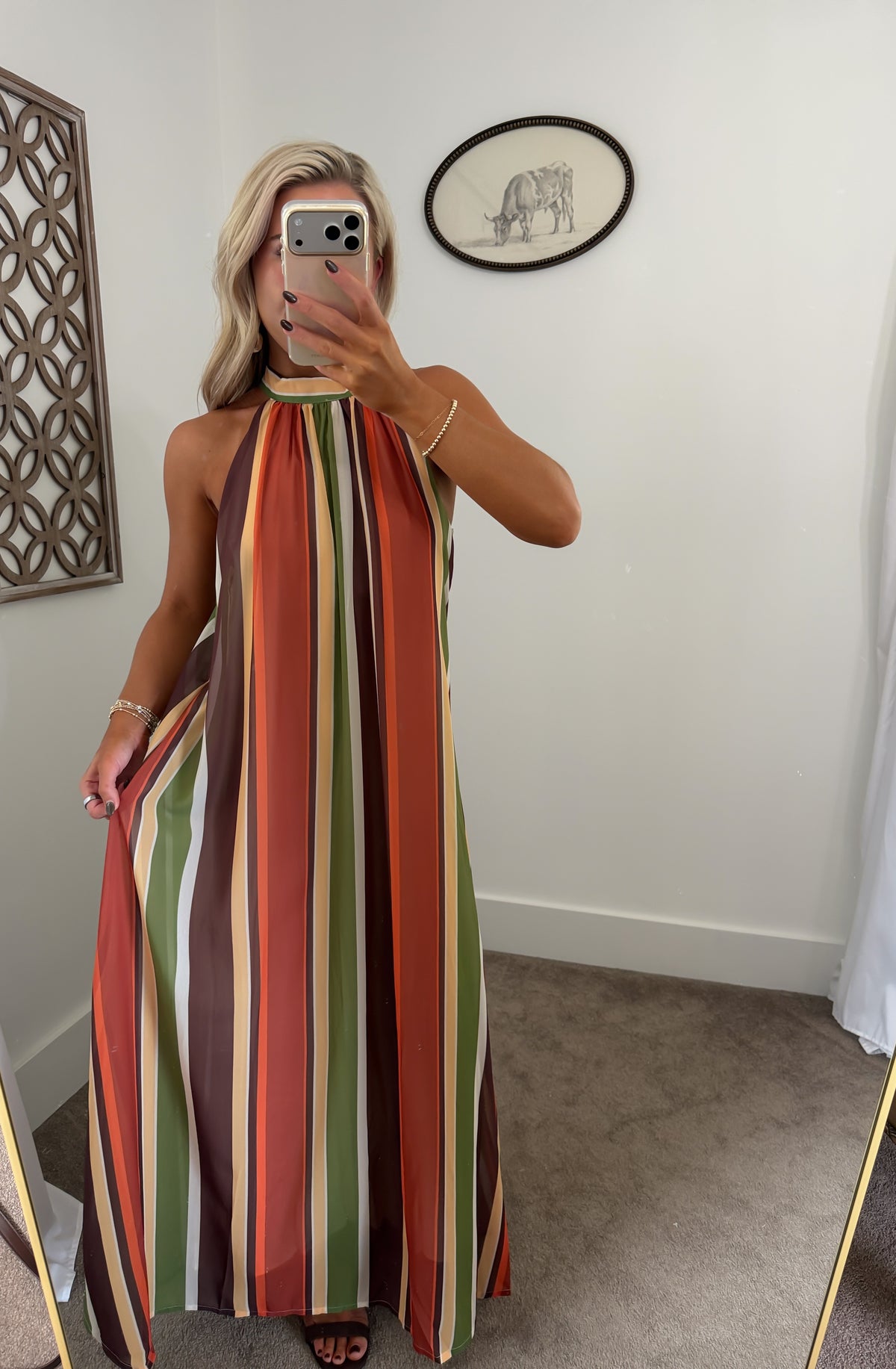 Screamin Fall Halter Maxi
