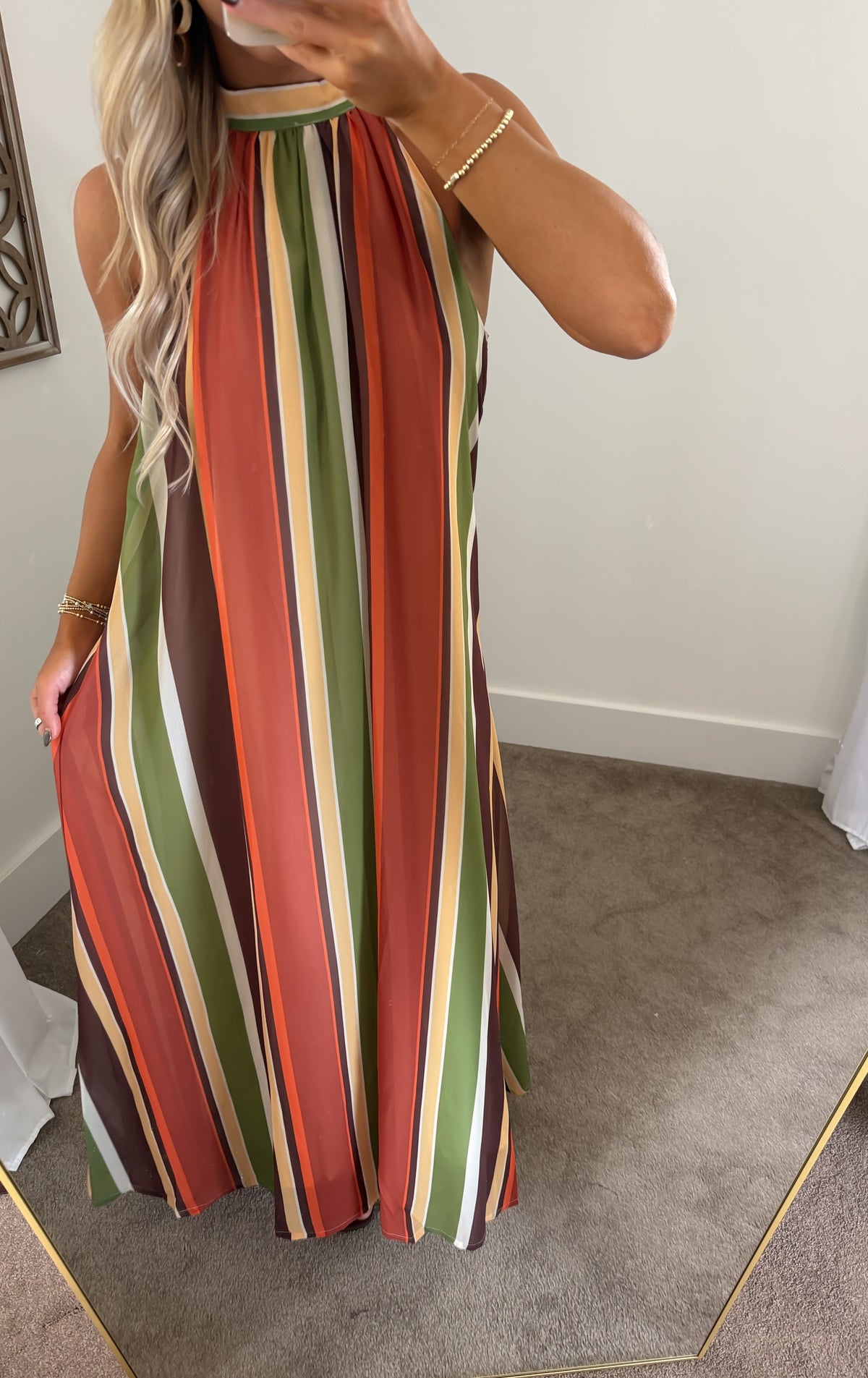 Screamin Fall Halter Maxi