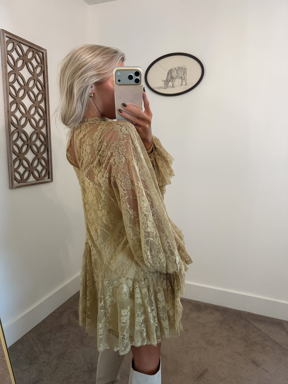 Once Upon An Autumn Lace Dress