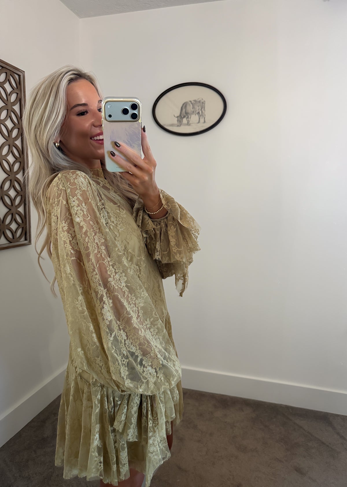 Once Upon An Autumn Lace Dress