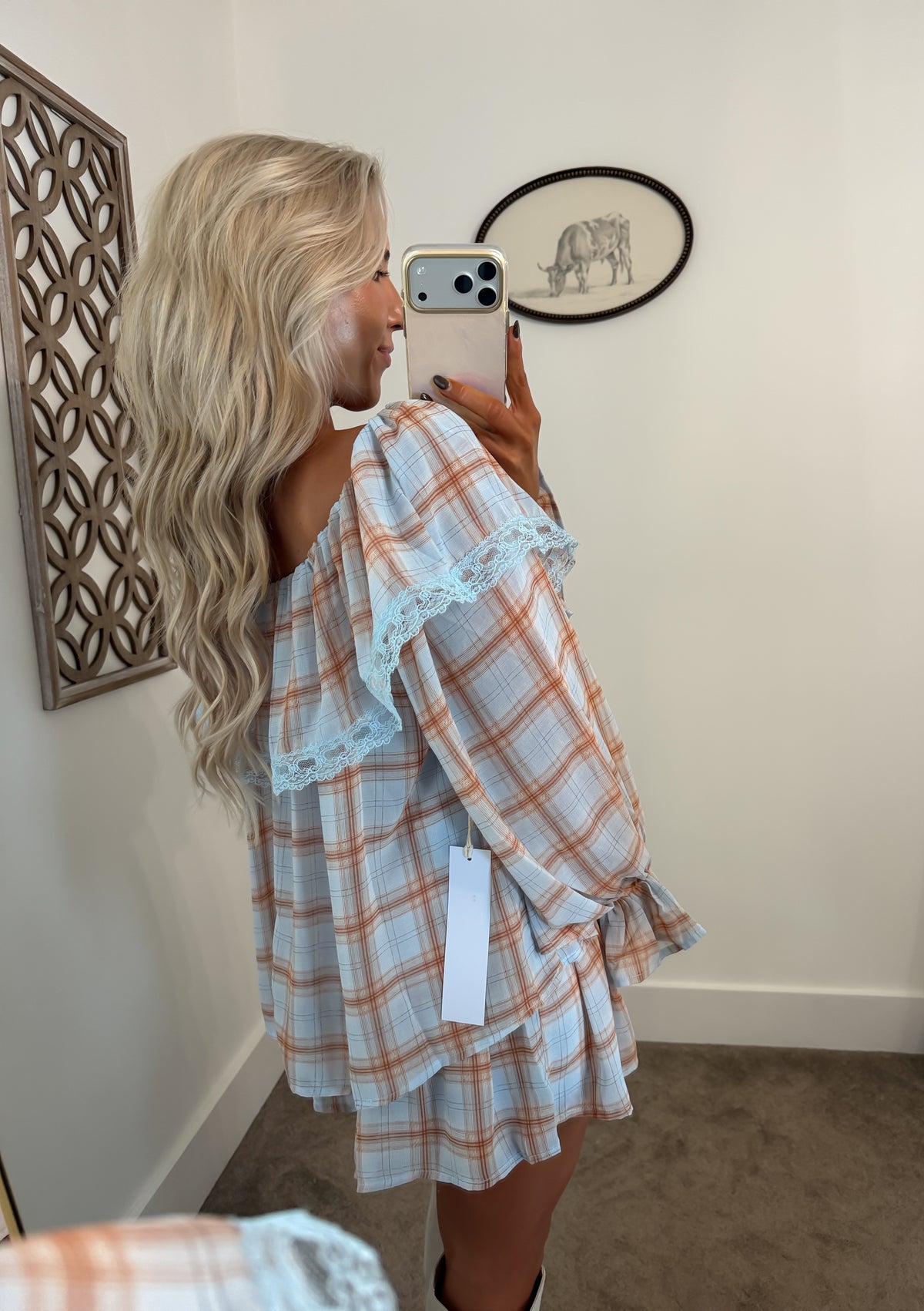 To The Patch Plaid Shorts Set
