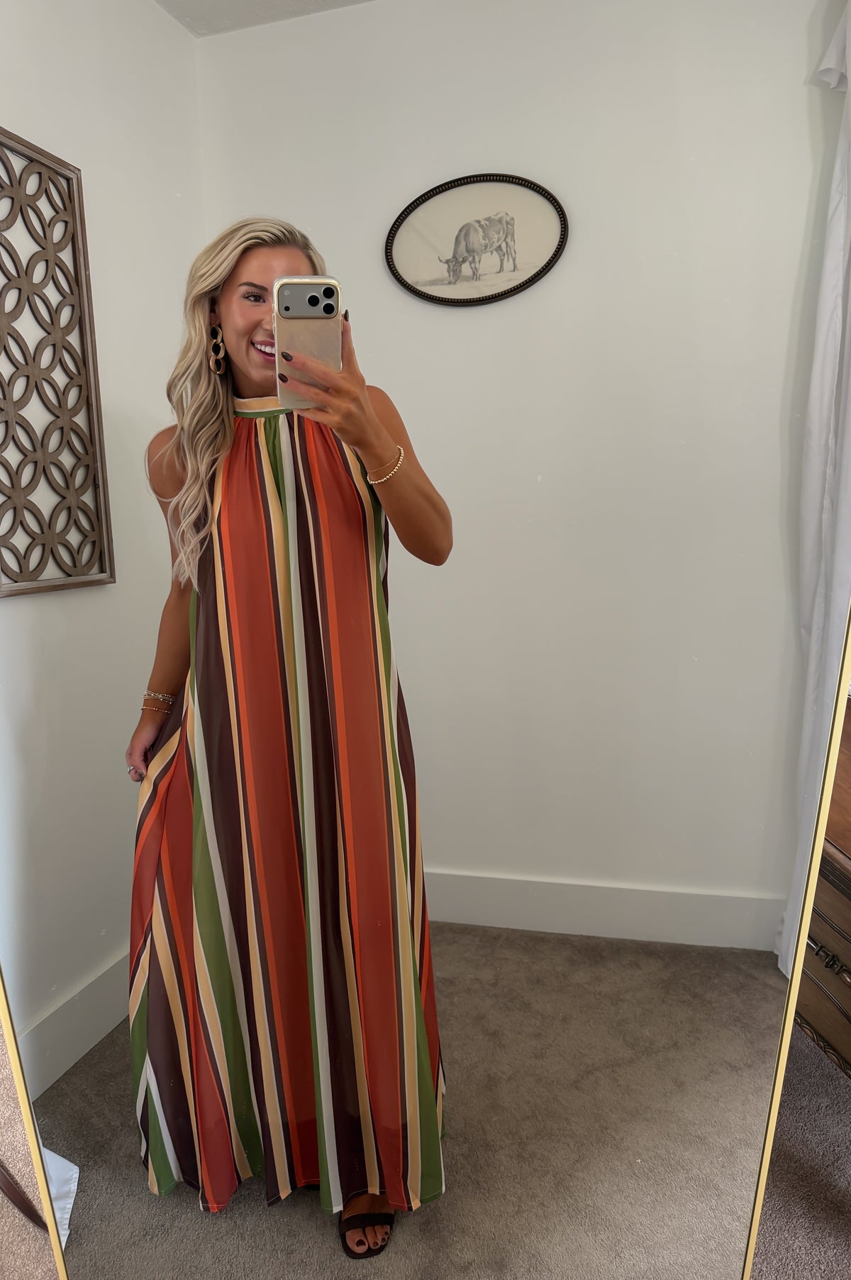Screamin Fall Halter Maxi