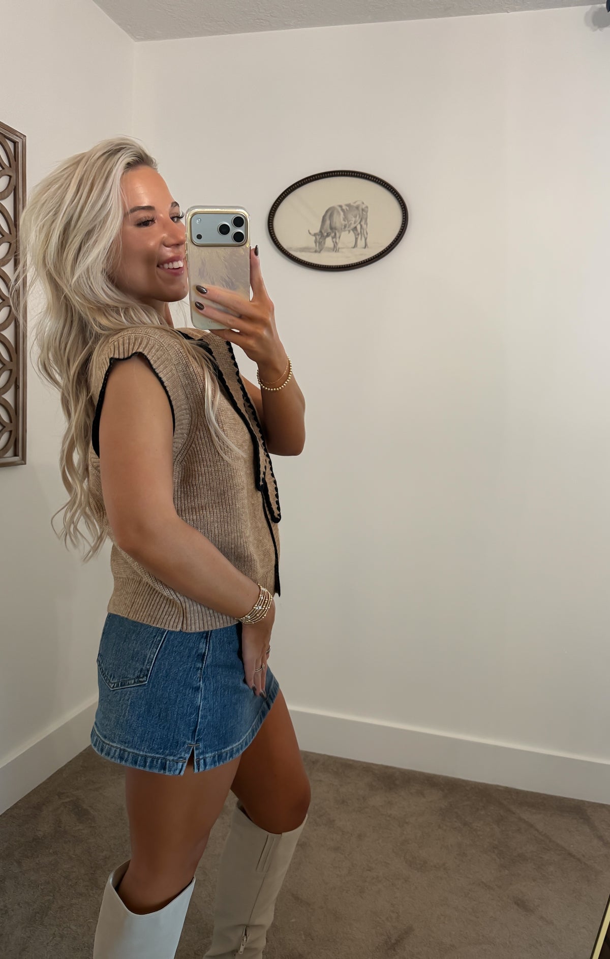 Necktie Knit Vest