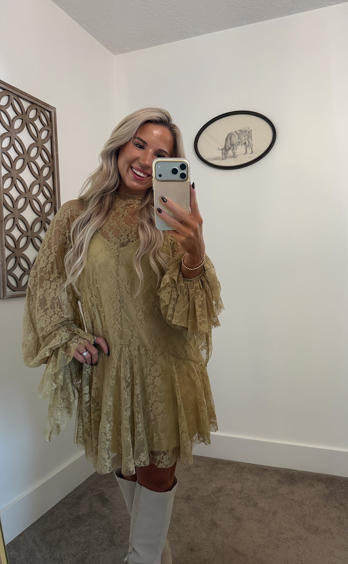 Once Upon An Autumn Lace Dress