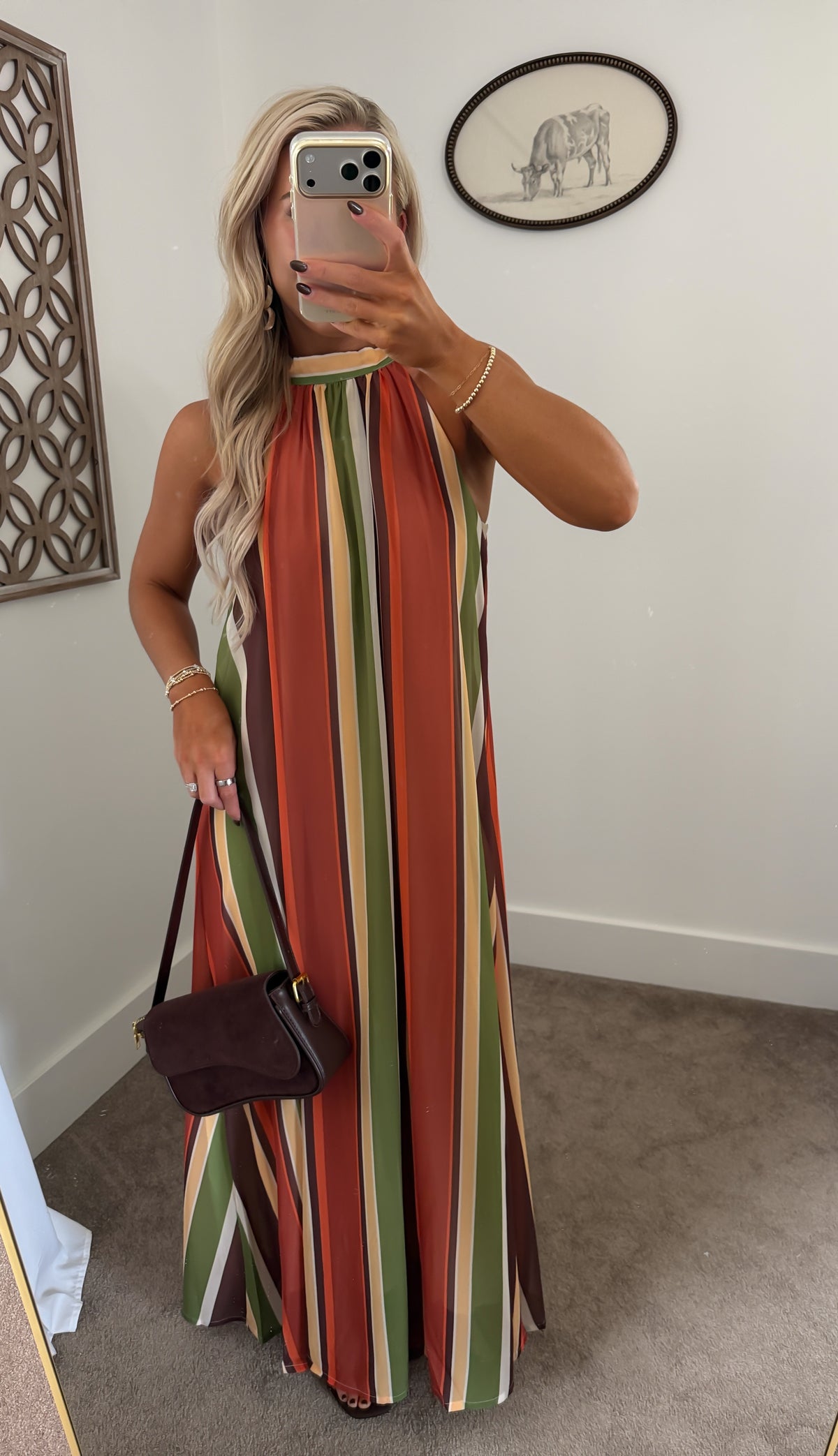 Screamin Fall Halter Maxi