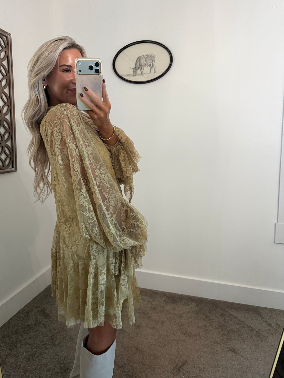 Once Upon An Autumn Lace Dress