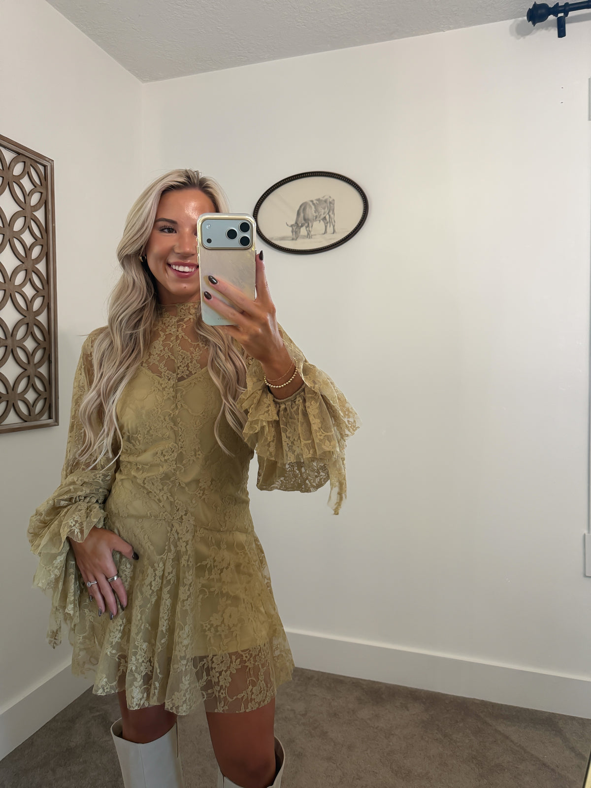 Once Upon An Autumn Lace Dress