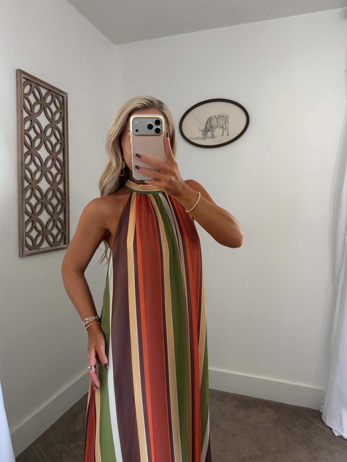 Screamin Fall Halter Maxi