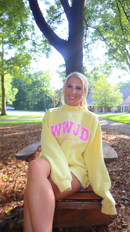 WWJD "He Would Love First" Mockneck